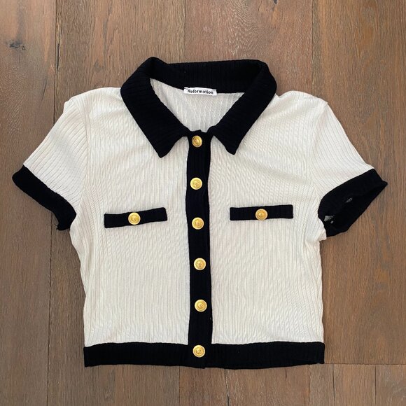 Reformation Tops - Reformation Aminara Knit Top